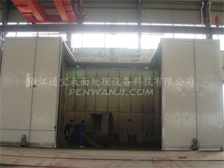機(jī)械回收式噴砂房