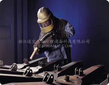 噴砂房?jī)?nèi)配置噴砂場(chǎng)景圖
