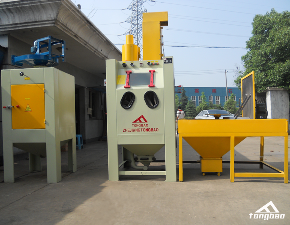 TB-1212電動(dòng)轉(zhuǎn)盤式噴砂機(jī)整機(jī)示圖