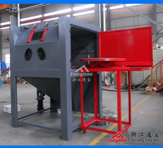 TB液體轉(zhuǎn)臺式噴砂機
